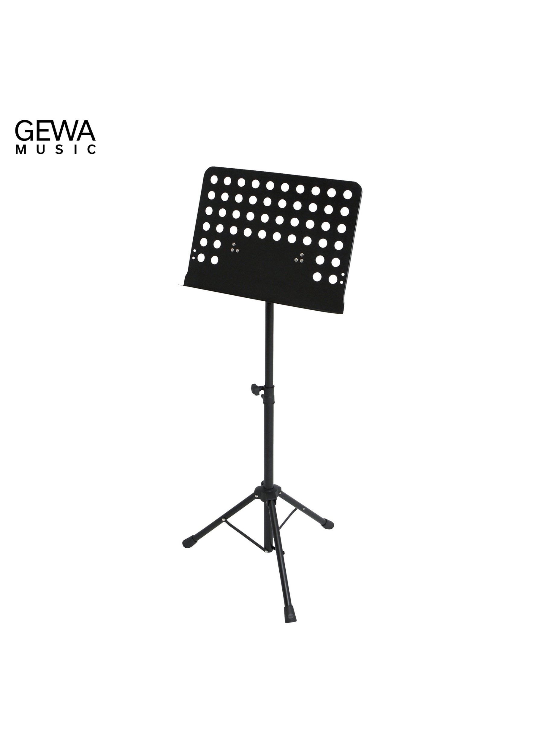 GEWA Leggio Nero - Regolabile In Altezza (63-125cm), Pieghevole, Peso 1.4kg - Per Musica E Lettura - Foto 7