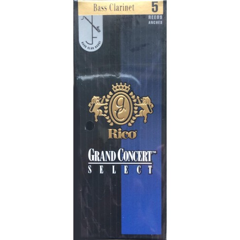 Rico Grand Concert Select Ance Clarinetto Basso, 5 pz