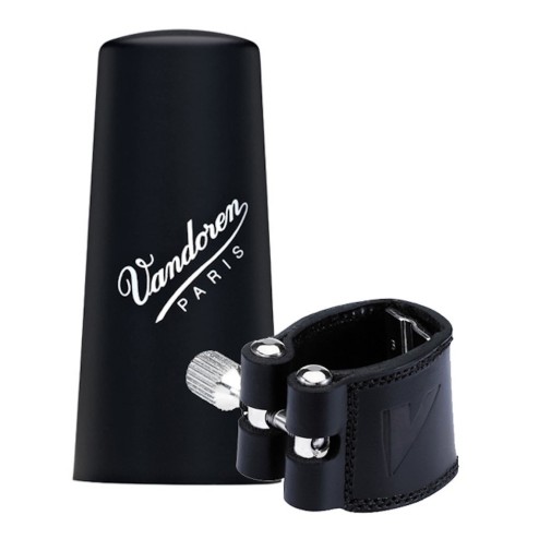 Vandoren LC24P Leather Legatura per Clarinetto Basso