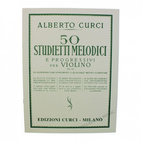 50 Studietti Melodici e progressivi per violino Op. 22