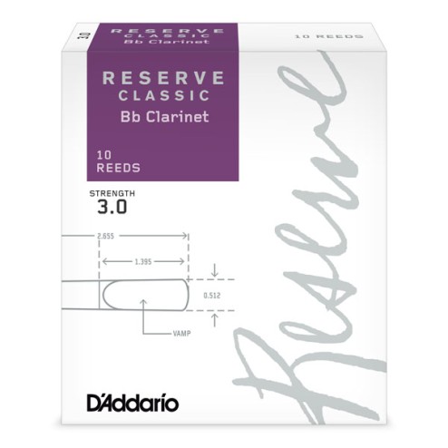 D'Addario Reserve Classic Ance Clarinetto Sib