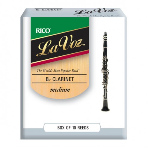 Ance Rico La Voz per clarinetto sib, pacco da 10 ance 