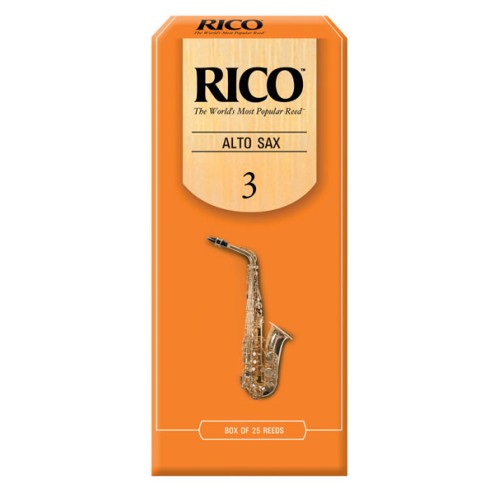 Ance Rico per sax alto, pacco da 25 ance 