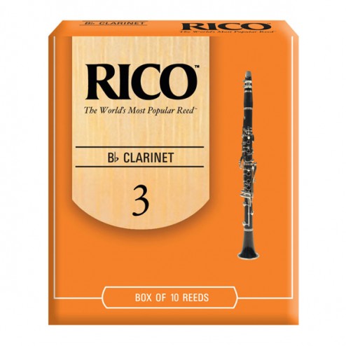 Ance Rico per clarinetto sib, pacco da 10 ance 