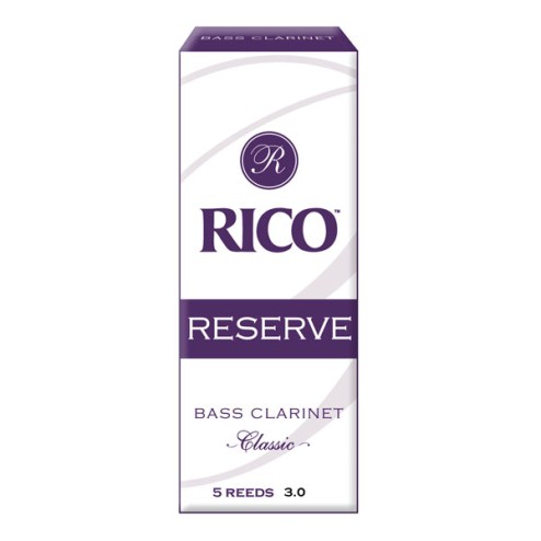 Ance Rico Reserve Classic per clarinetto basso, pacco da 5 ance