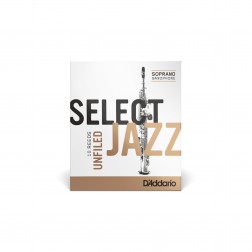 D'Addario Select Jazz Ance Sax Soprano Unfiled