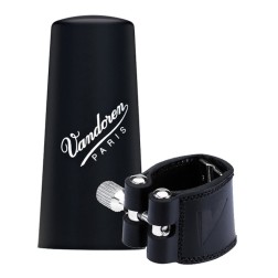 Vandoren LC24P Leather Legatura per Clarinetto Basso