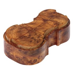 Pece Colofonia per Violino in scatola di legno 