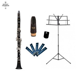 Clarinetto in Sib Buffet Crampon Prodige BC2541-2-0GB kit per studente