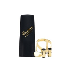 Vandoren LC56GP M/O Legatura per Sassofono Soprano, Placcato oro 24k