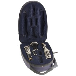 Clarinetto Buffet Crampon in Sib E13 BC1102L-2-0GB chiavi argentate, zaino, leva Mib USATO