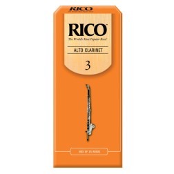 Ance Rico per clarinetto alto, pacco da 25 ance 