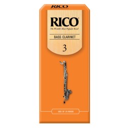 Ance Rico per clarinetto basso, pacco da 25 ance 