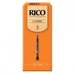 Ance Rico per clarinetto Mib , pacco da 25 ance 