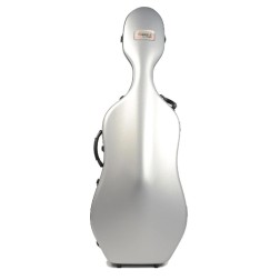 Custodia Bam mod. Classic 1001S Silver per violoncello senza ruote avanti