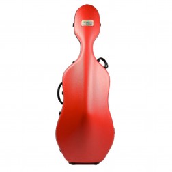 Custodia Bam mod. Classic 1001SW Red per violoncello con ruote