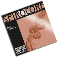 Corda RE per contrabbasso spirocore Thomastik Infeld tensione media con pallino mod.bass Orchestra 