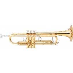 Tromba in Sib Yamaha YTR 8335LA serie Custom laccata dorata.