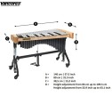 Vibrafono Vancore CCV 4001 3 Ottave