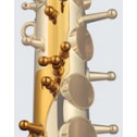 YTS-62 II Yamaha sax tenore in Sib laccato color oro dettaglio