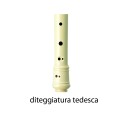 Flauto Dolce Yamaha mod. YRS 23 soprano Diteggiatura 