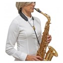 BG S80JSH Collarino in Pelle per Sax Alto/Tenore Soprano