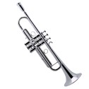 Tromba in Sib S43HDL-F Faddis Model Shilke argentata