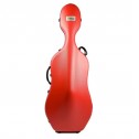 Custodia Bam mod. Classic 1001SW Red per violoncello con ruote avanti