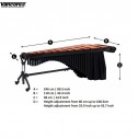 Marimba Vancore mod. PSM 510 tastiera 5 ottave in Padauk Size
