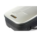 Bam New Trekking 3028SA Custodia per 2 Clarinetti Sib e LA, Brushed Aluminium