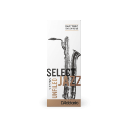 D'Addario Select Jazz Ance Sax Baritono, Unfiled